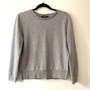 Central Park West Gray Sweatshirt "Oakland" Open Back and Side  Size Small NWT